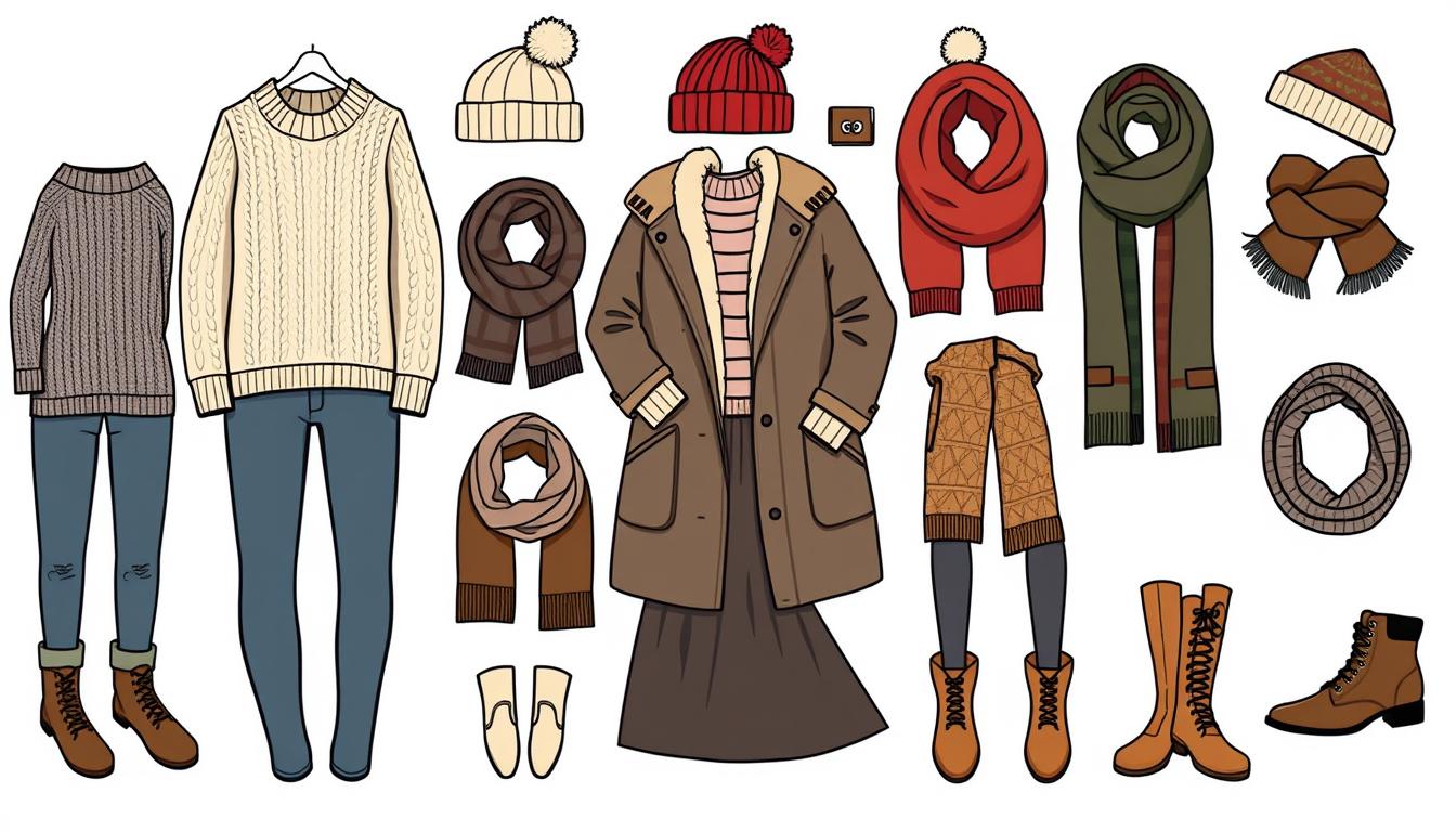 Budget Winter Clothing Pieces to mix and match