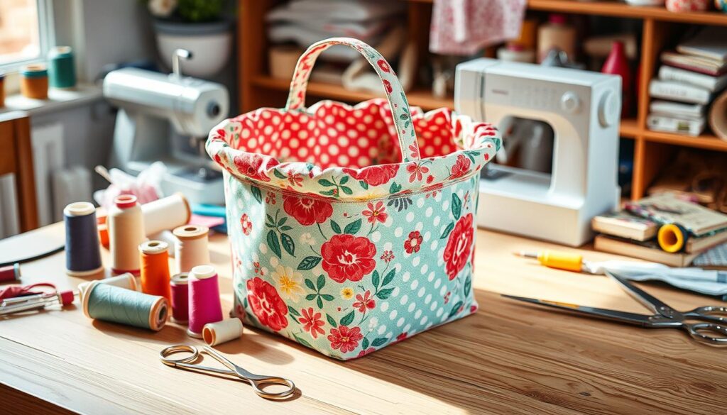 Fabric Basket Sewing Project