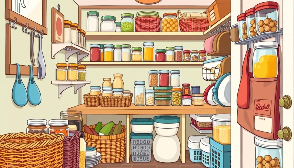 organizing a pantry on a tight budget