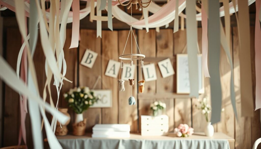 DIY baby shower decorations