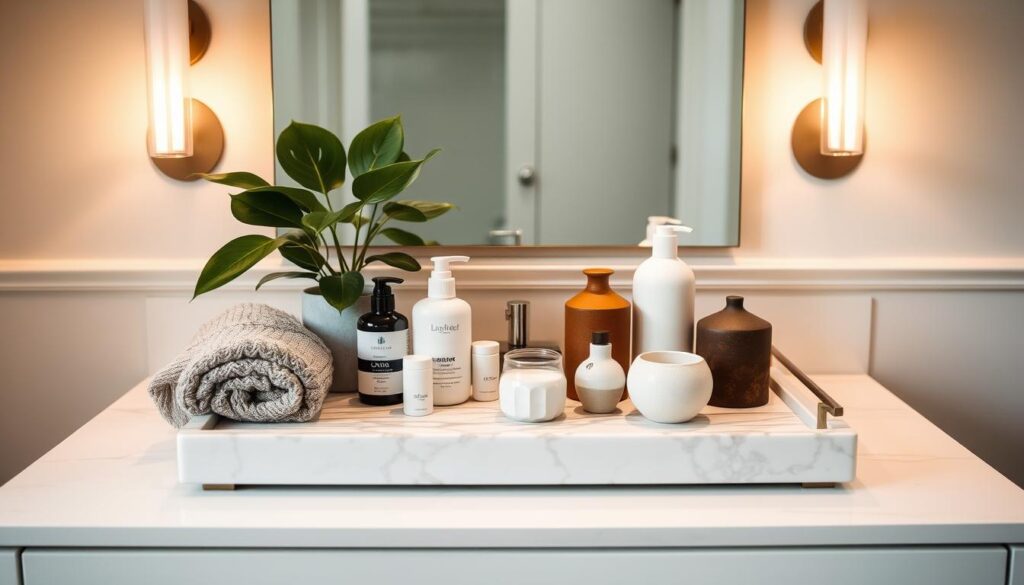 Bathroom Tray Styling Tips