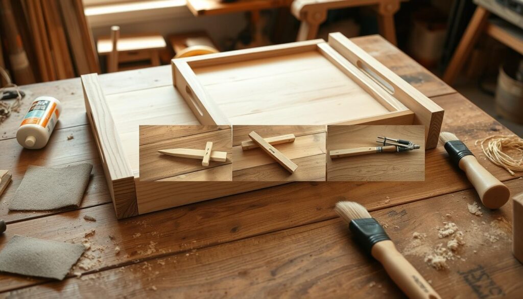 DIY Wooden Tray Making Process