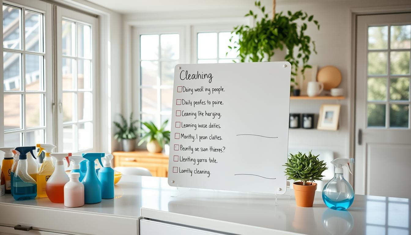 Daily, Weekly, Monthly, Seasonal Cleaning Schedules