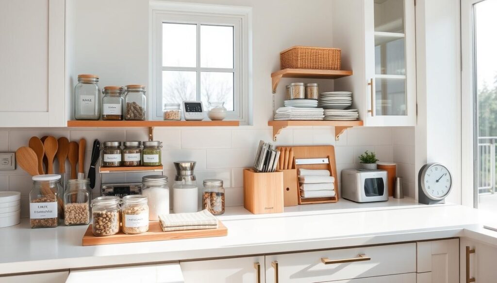 Kitchen Counter Organization