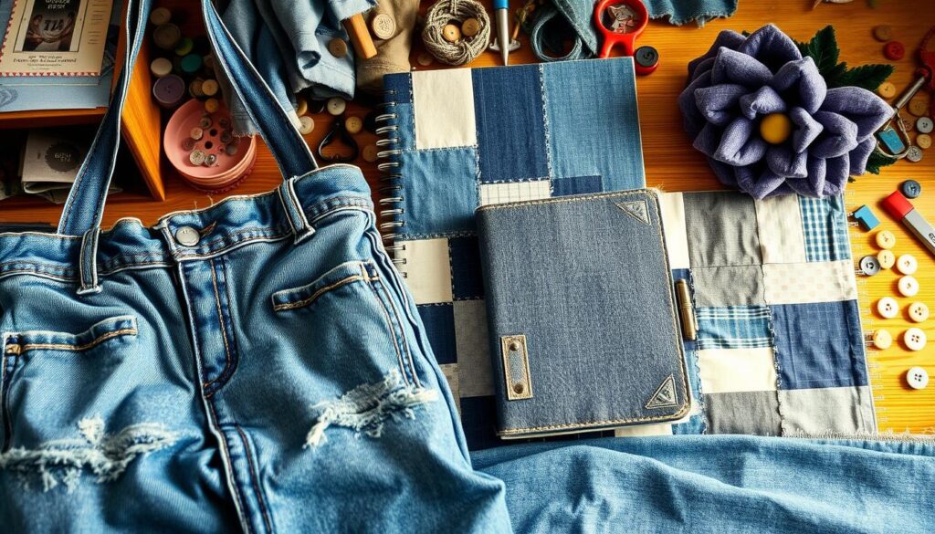 Upcycled Jeans Crafting Projects