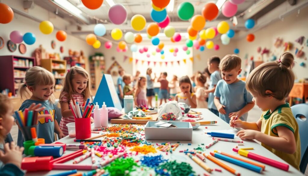 kids party activity stations