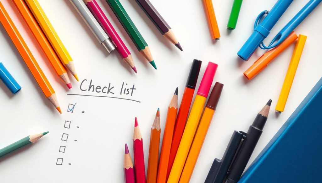 school supplies checklist