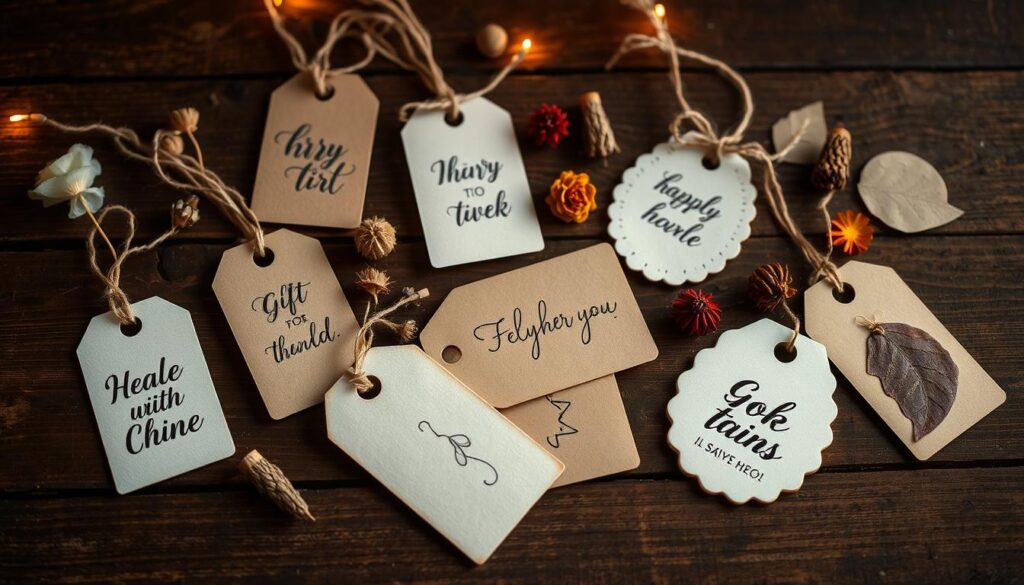 DIY gift tags