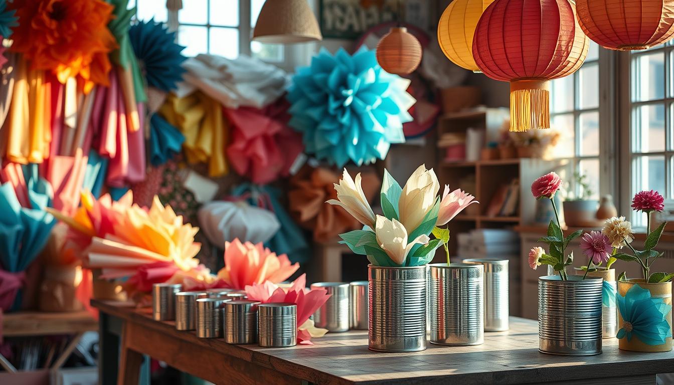 Easy Tissue Paper Crafts