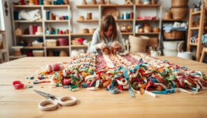 How to make rag rugs