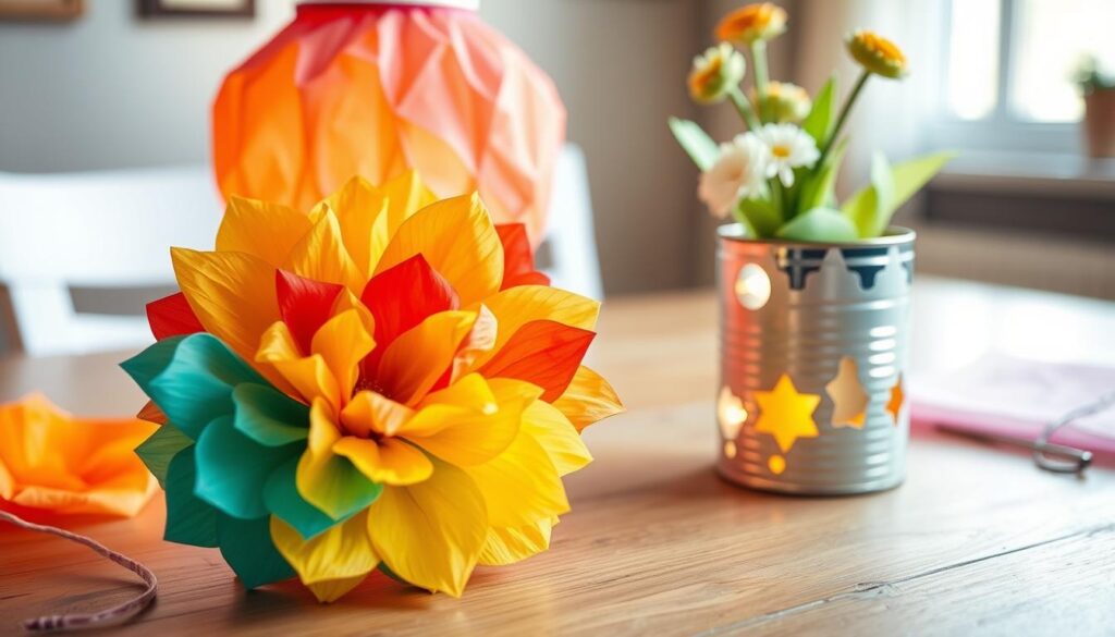Tissue Paper Crafts for Beginners