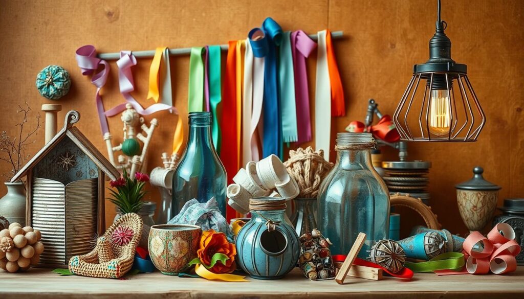 Upcycle before Recycling Arts and Crafts