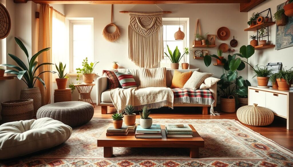 10 Boho Living Room Ideas