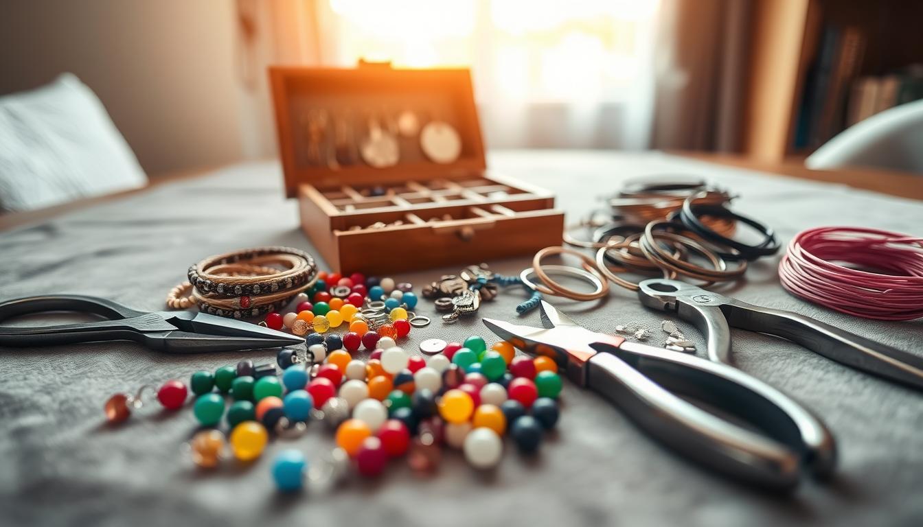 Tools and supplies for beginning jewelry making
