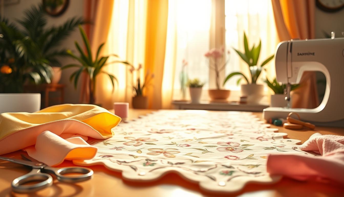 Create a Beautiful Table Runner for Spring