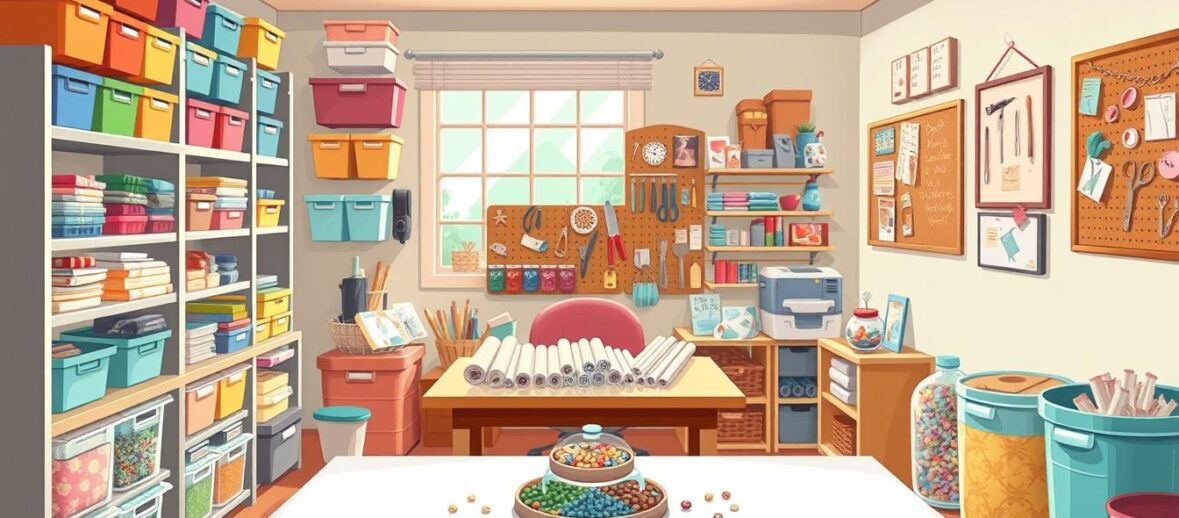 Budget Tips to Organize Your Small Craft Room