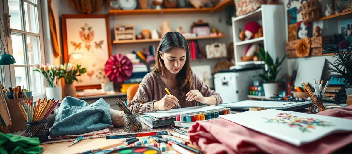 Crafting to reduce stress