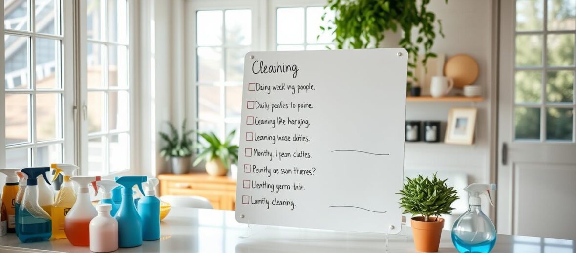 Daily, Weekly, Monthly, Seasonal Cleaning Schedules