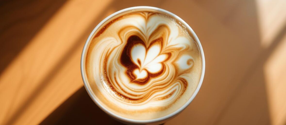 Easy budget latte art