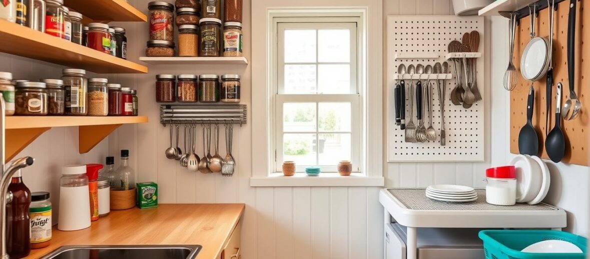 How to organize a small kitchen on a budget