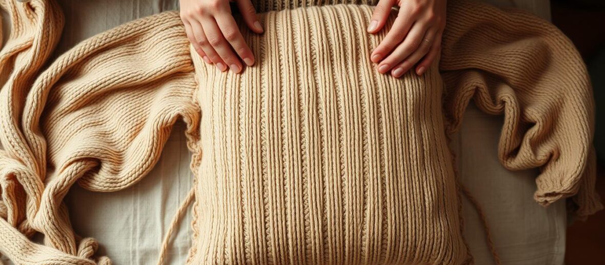 Old Sweater Into Cozy Pillow Covers