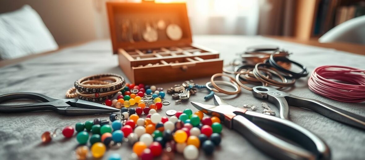Tools and supplies for beginning jewelry making