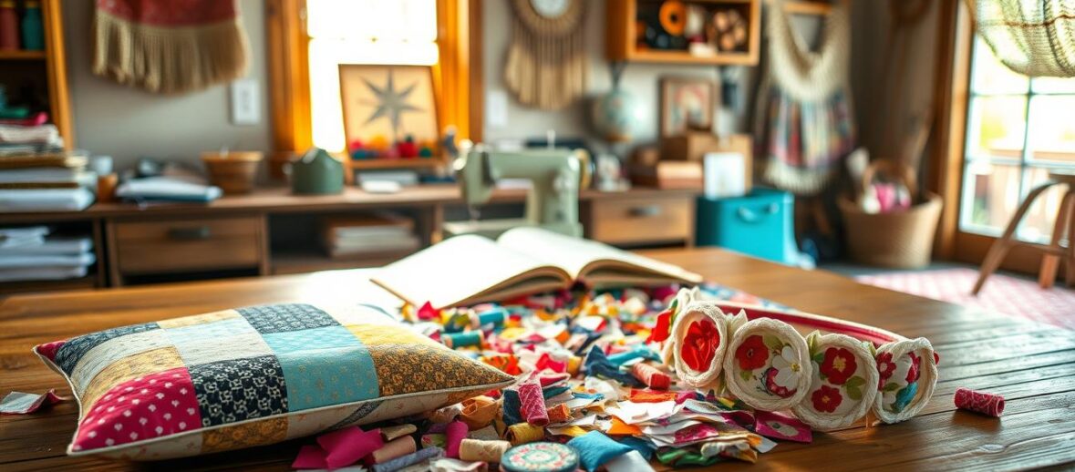 Using your fabric scraps